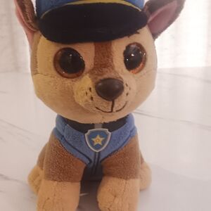 Paw Patrol Chase Police Dog Ty Beanie Plush Toy